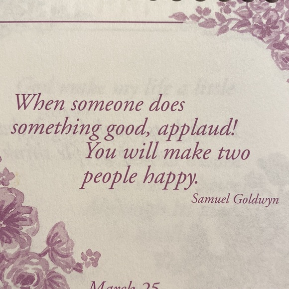 MOM Motivational Inspirational Daily Quotes Perpetual Flip Calendar w easel - Picture 11 of 16